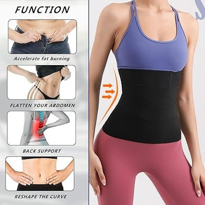 Women's Wrap Waist Trainer — Adjustable Slimming Belt for a Flattering Silhouette