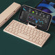 Mini Folding Bluetooth Keyboard – 3 Devices | Rechargeable Wireless | UAE