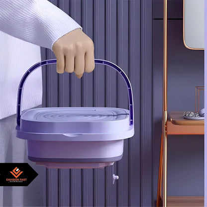 Portable Mini Washing Machine – Compact Foldable Washer for Home, Travel and Baby Clothes UAE