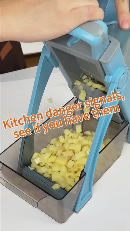 4-in-1 Manual Vegetable Cutter – Slice, Chop & Dice | Kitchen UAE