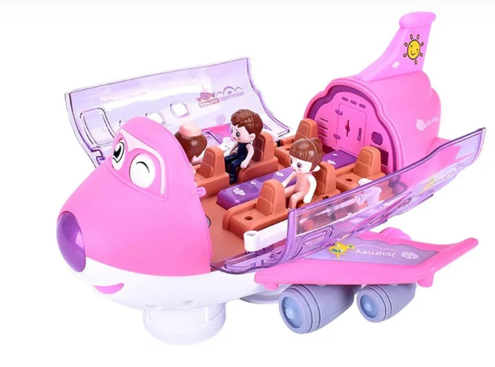 Rotating Electric Airplane Toy – 360° Lights & Sounds | Kids Gift UAE